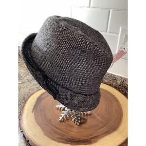 Four Buttons San Diego Hat Co Wool Blend Fedora Hat Bow Accent Women’s